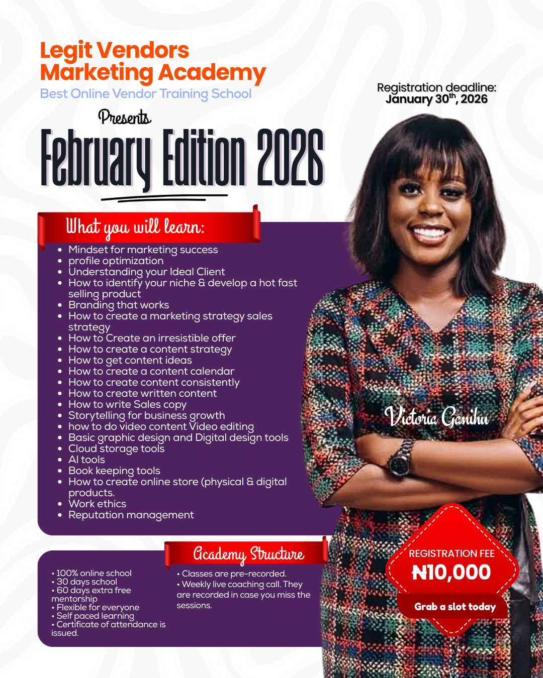 Online Vendors Marketing Course